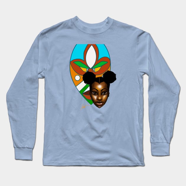 Binta no.2 Long Sleeve T-Shirt by Timzartwork